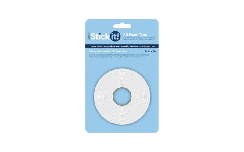3D Foam Tape 9mm-5m Stick-it