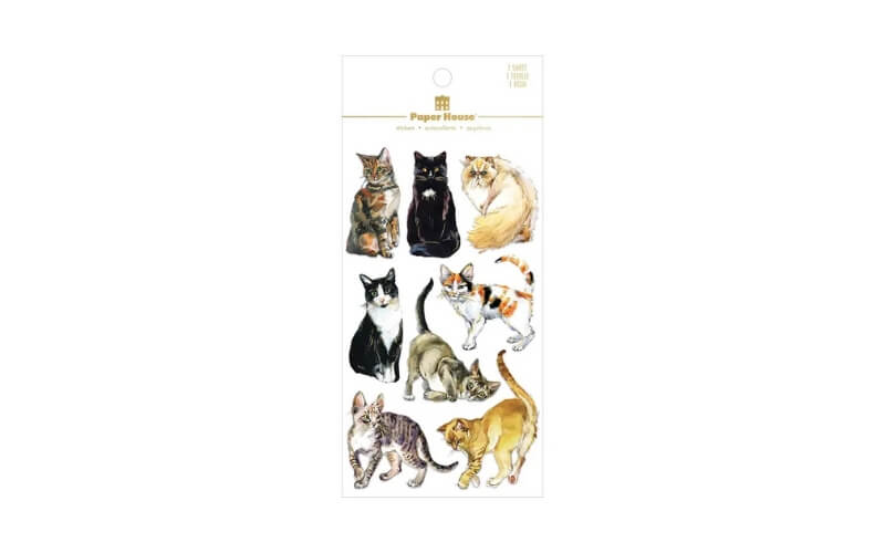 3D Stickers Katten Paper House