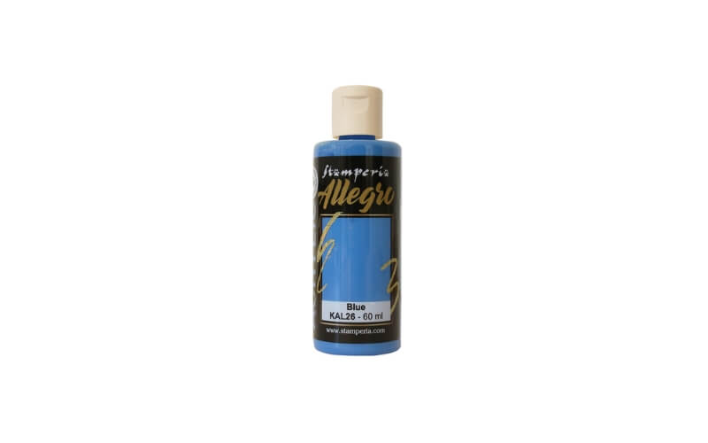 Acrylverf Allegro Blauw 60ml Stamperia