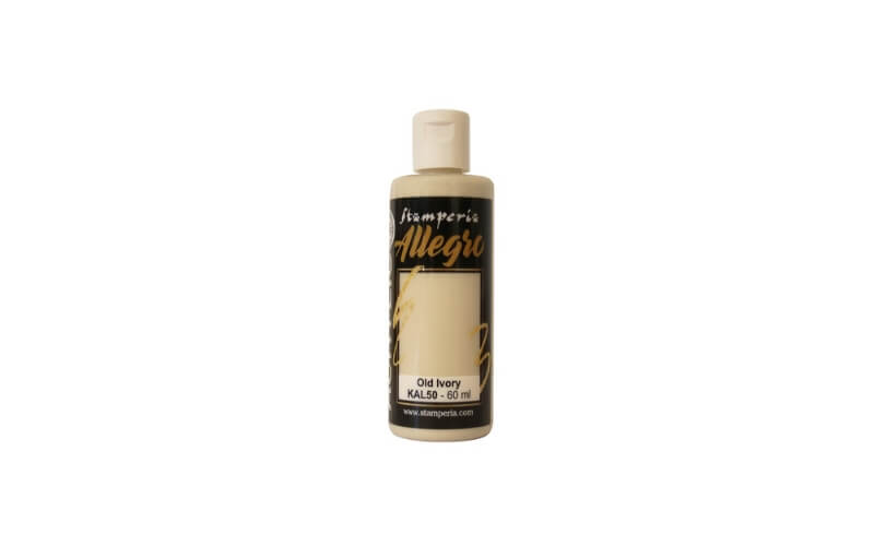 Acrylverf Allegro Old Ivory 60ml Stamperia