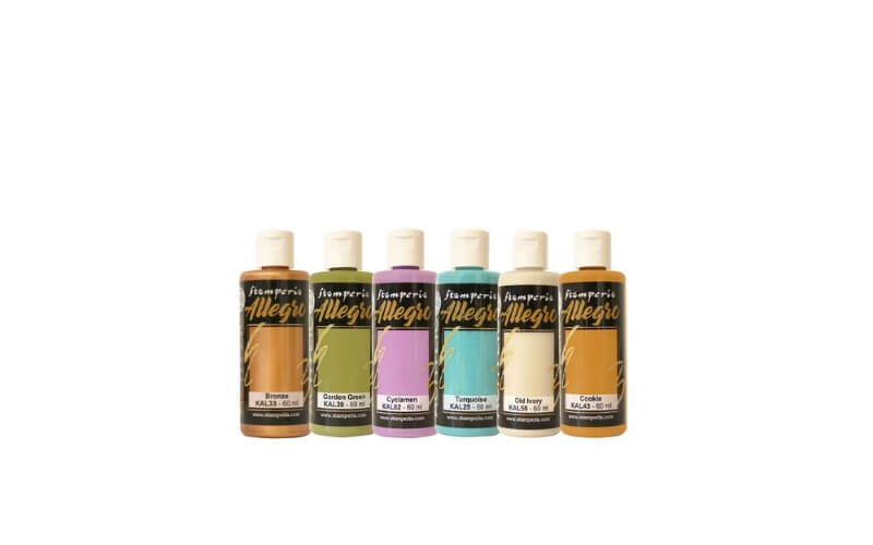 Acrylverf Allegro Selectie Gardens of Time Stamperia