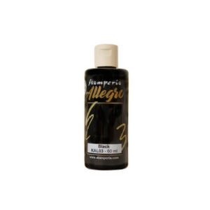 Acrylverf Allegro Zwart 60ml Stamperia