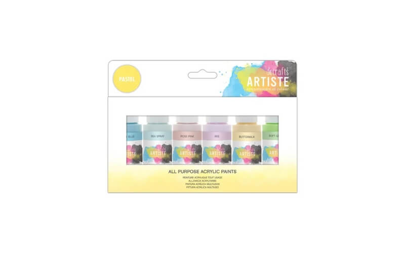 Acrylverfpakket Pastels Artiste 6 stuks