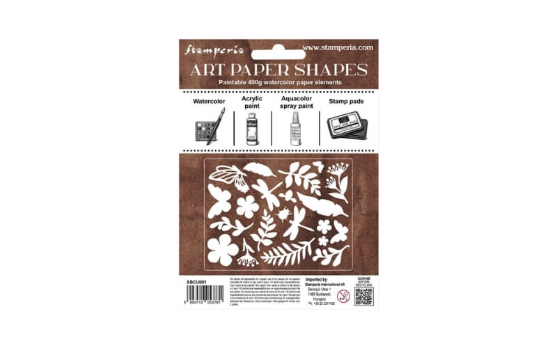 Art Paper Shapes All Around Laser Cut Stamperia