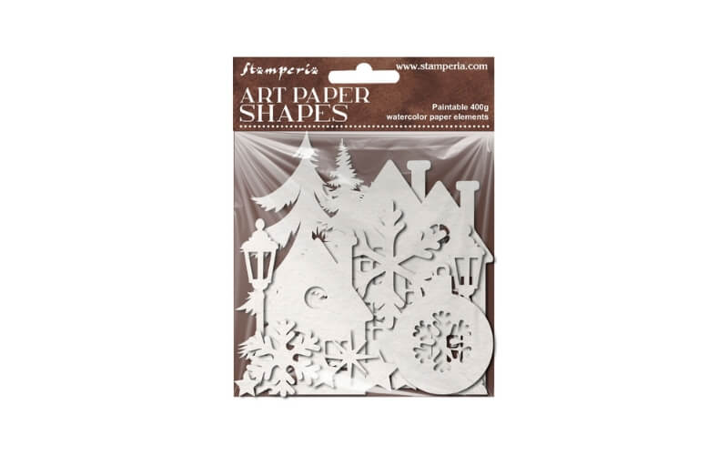 Art Paper Shapes Classic Christmas Laser Cut Stamperia
