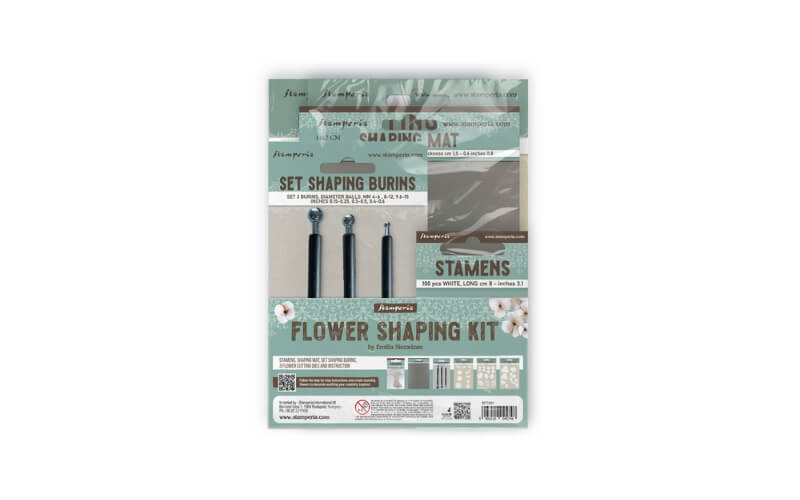 Assortiment van Bloem Shaping Stamperia