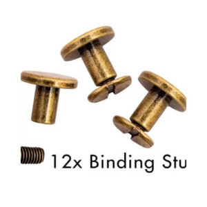 Boek Bindmoeren 9x9x7mm Goud