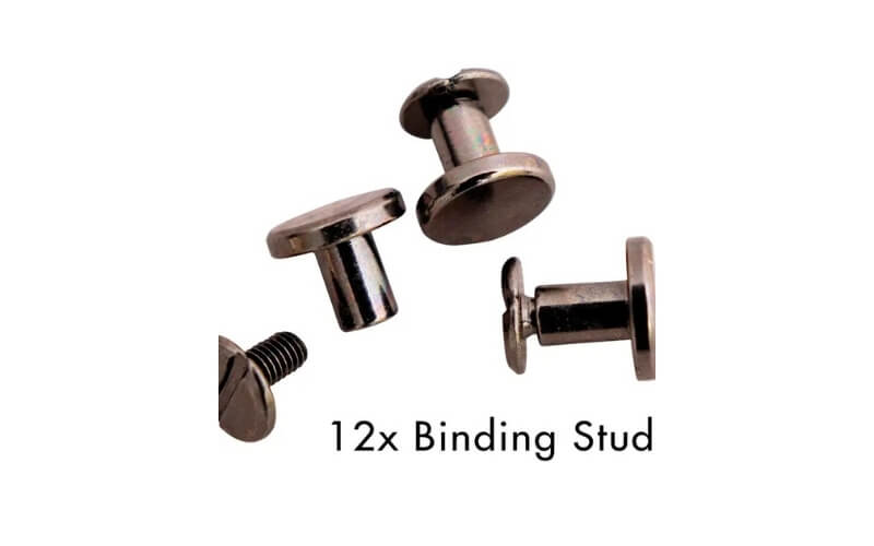 Boek Bindmoeren 9x9x7mm Zwart