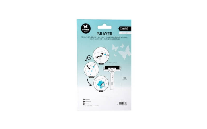 Brayer Flexibele Rubber Roller Studio Light