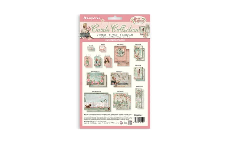 Card Collection House of Roses Stamperia