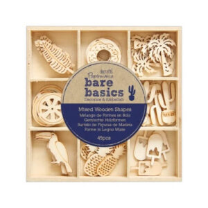 Card Toppers Hout Tropical Bare Basics