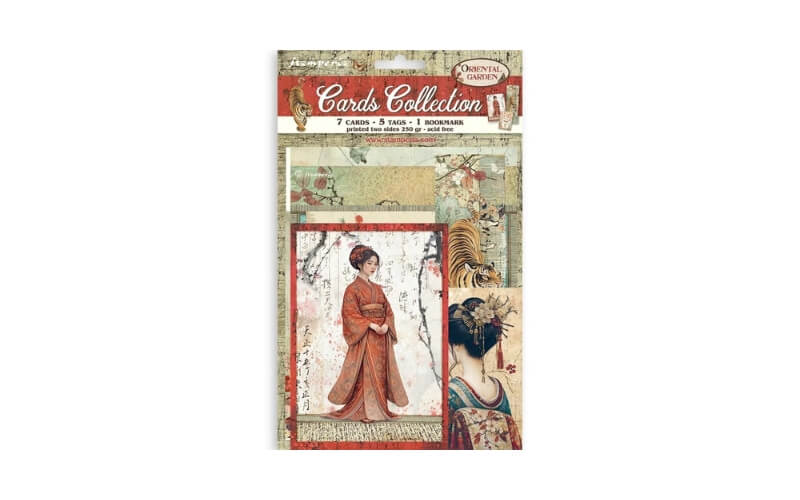 Cards Collection Oriental Garden Stamperia