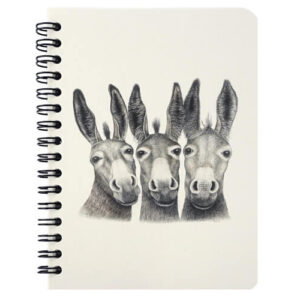 Notitieboek "Amigos" A6 Ezeltjes Charlotte Nicolin