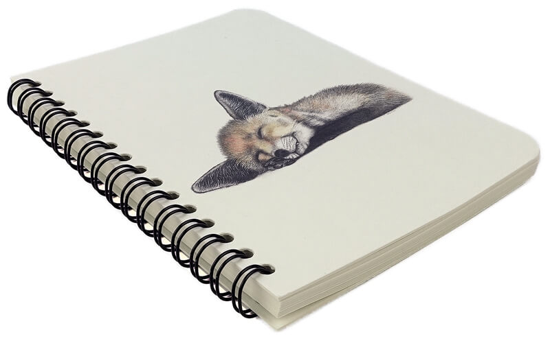 Notitieboek "Felix" A6 Vosje Charlotte Nicolin
