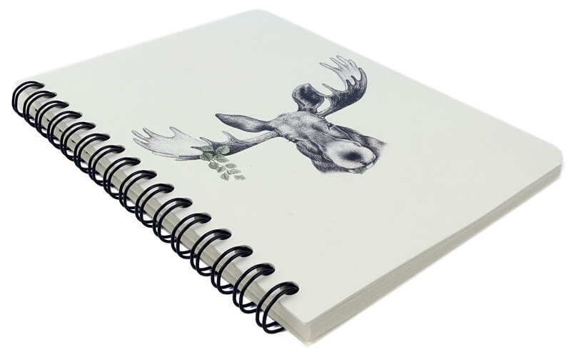 Notitieboek "Bosprins" A6 Edelhert Charlotte Nicolin