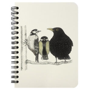 Notitieboek "Ochtendgesprek" A6 Vogels Charlotte Nicolin