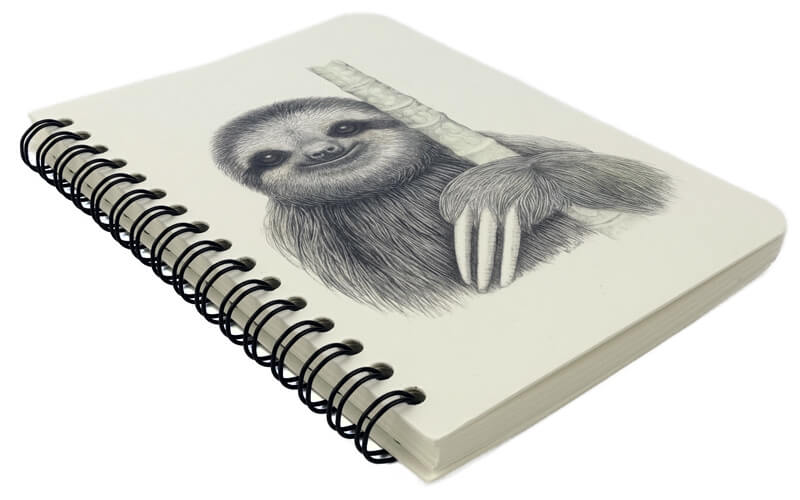 Notitieboek "Shugi" A6 Luiaard Charlotte Nicolin
