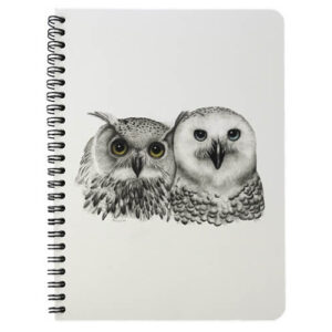 Notitieboek "Beschouwing" A5 Uilen Charlotte Nicolin