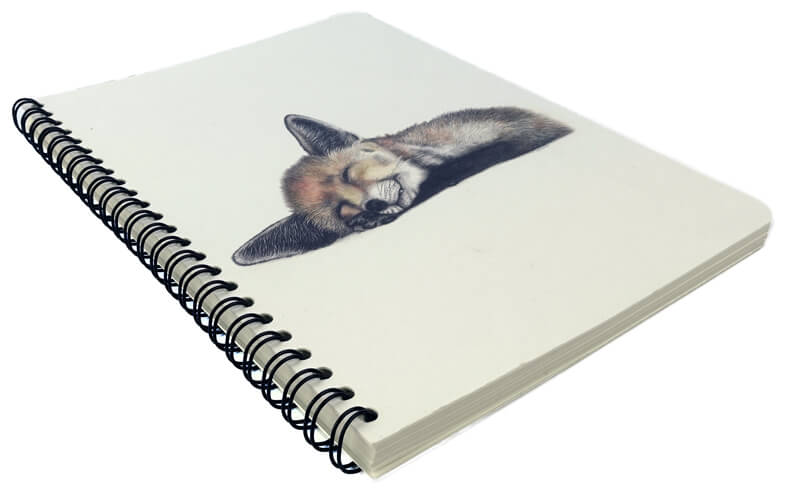 Notitieboek "Felix" A5 Vosje Charlotte Nicolin