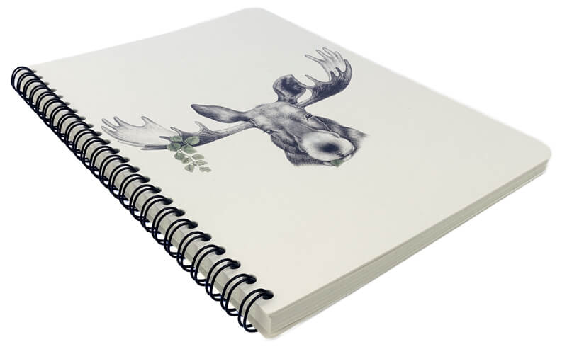 Notitieboek "Bosprins" A5 Edelhert Charlotte Nicolin