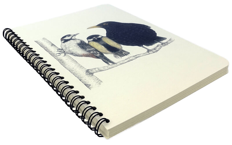 Notitieboek "Ochtendgesprek" A5 Vogels Charlotte Nicolin