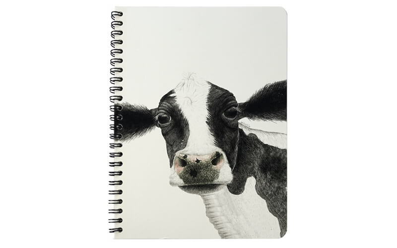 Notitieboek "Rosa" A5 Koe Charlotte Nicolin