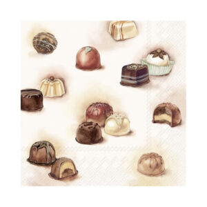 Chocolates Lunch Servetten 5st. IHR
