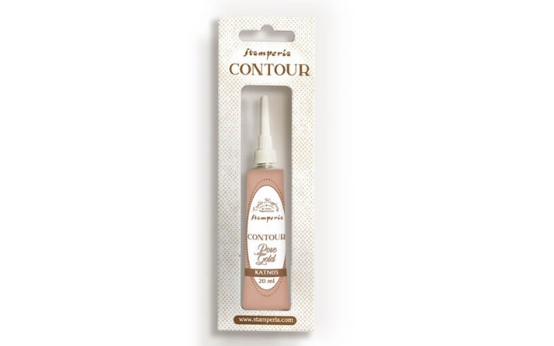 Contour Reliëfverf Rosé Goud Stamperia