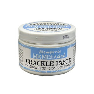 Crackle Pasta Transparant 150ml Stamperia