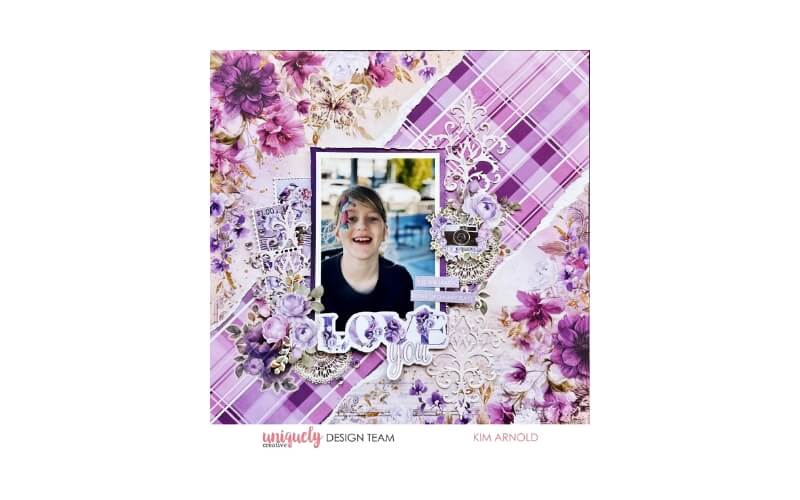 Creatieve Uitsneden Vellum Ultraviolet Delight Uniquely Creative