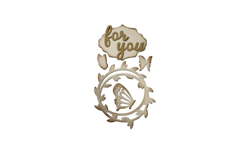 Cutting Dies A6 All Around For you Wreath Stamperia