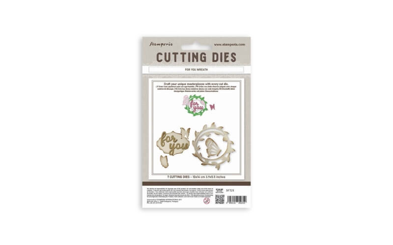 Cutting Dies A6 All Around For you Wreath Stamperia