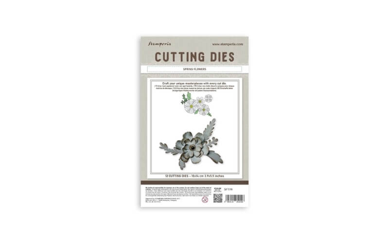 Cutting Dies A6 All Around Spring Flowers Stamperia