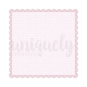 Decoratieve Basislaag met Ginghamruit Uniquely Creative