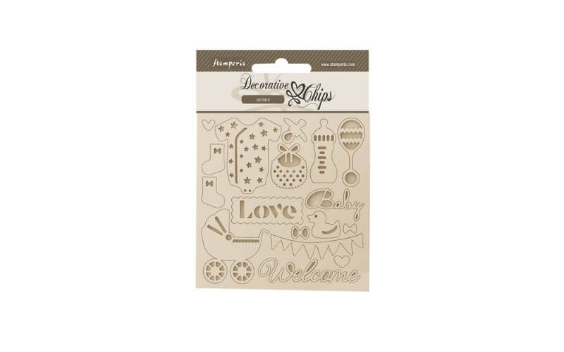 Decoratieve Chips Baby Accessoires Stamperia