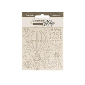 Decoratieve Chips Luchtballon Candy Christmas Stamperia
