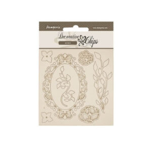 Decoratieve Chips Quiet Days Flowers Stamperia