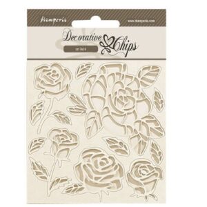 Decoratieve Chips Shabby Rozen Stamperia