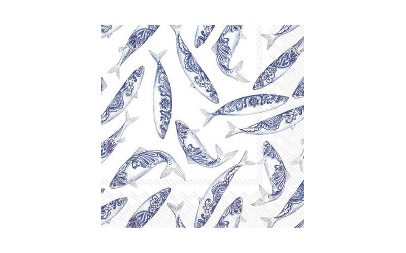 Decorative Fish Lunch Servetten 5st. IHR