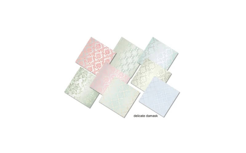 Plakboekpapier 15x15 Delicate Damast Decorer