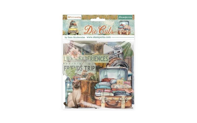 Die Cuts Art of Travelling Stamperia