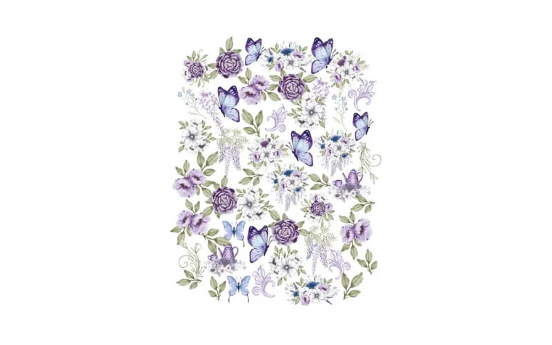 Die Cuts Blauweregen Vellum Uniquely Creative