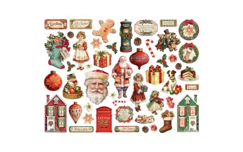 Die Cuts Classic Christmas Stamperia