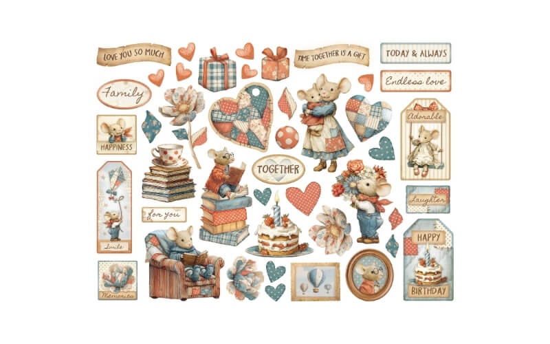 Die Cuts Family Stamperia