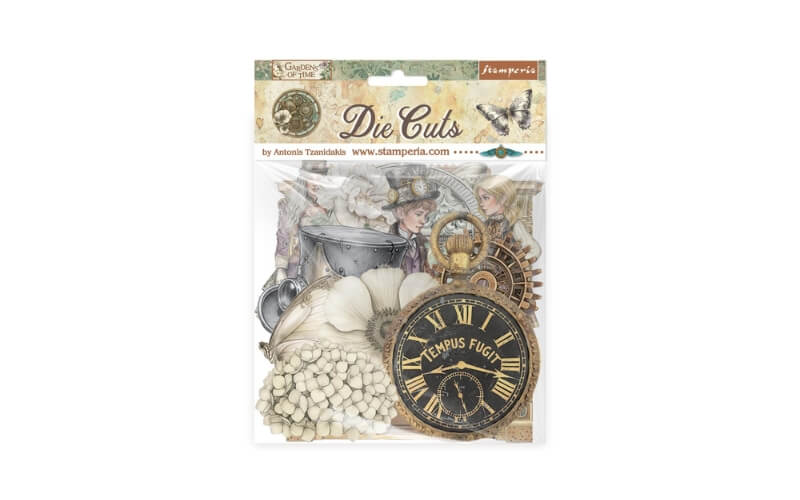 Die Cuts Gardens of Time Stamperia