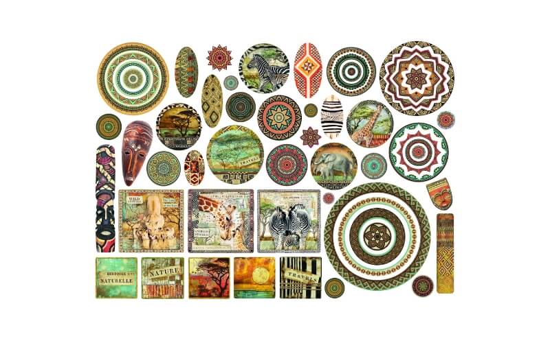 Die Cuts Helder Savana Stamperia