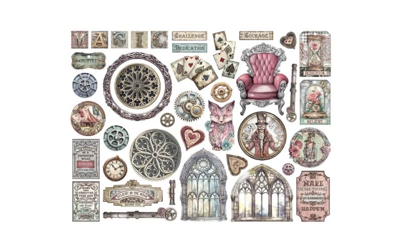 Die Cuts Meester in Magie Stamperia