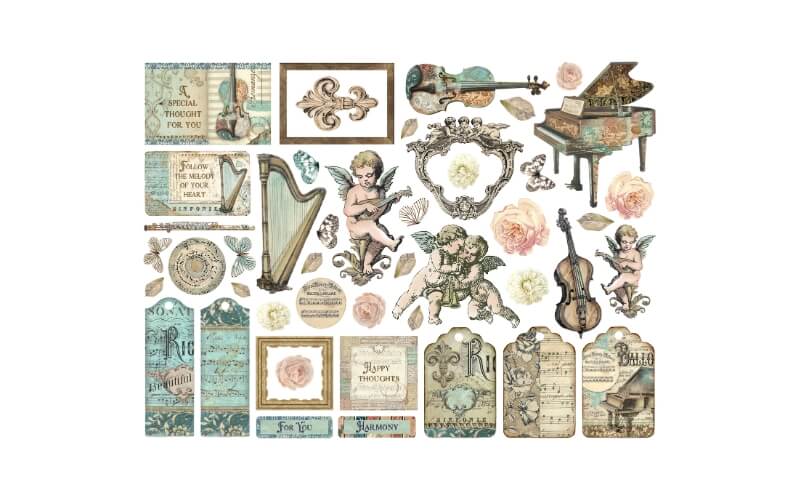 Die Cuts Muziek Stamperia