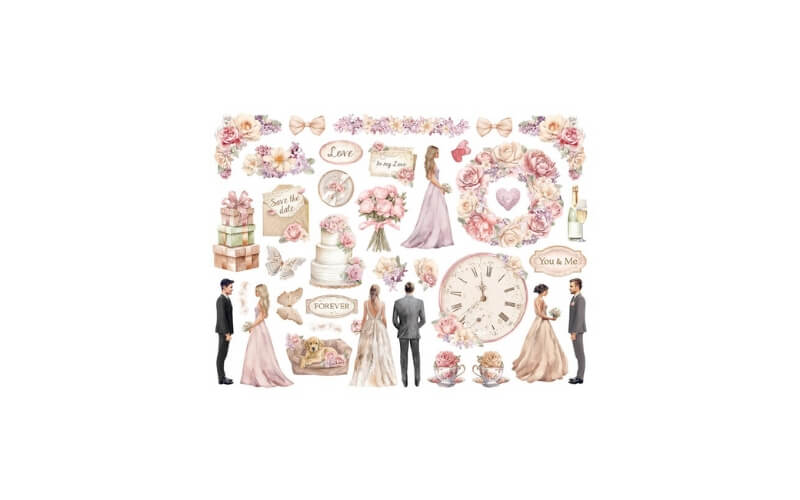 Die Cuts Romance Altijd Stamperia