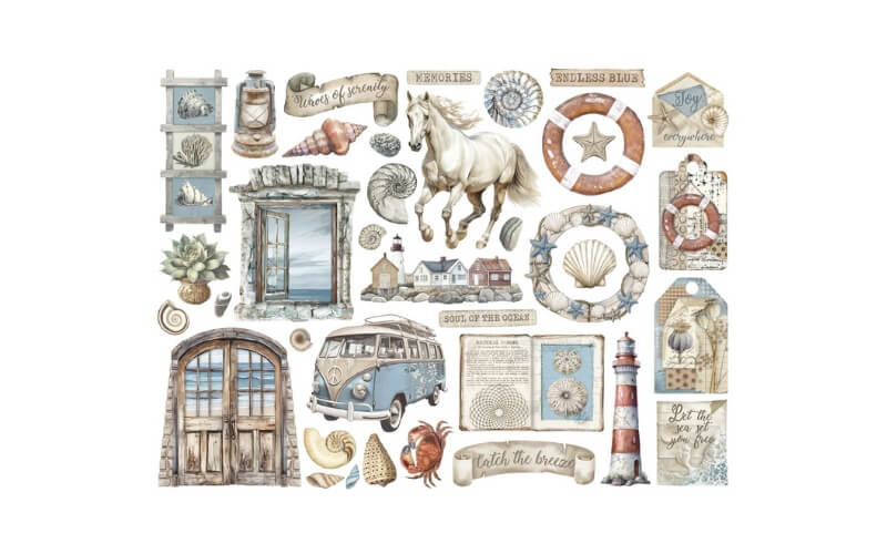 Die Cuts Silent Sea Stamperia